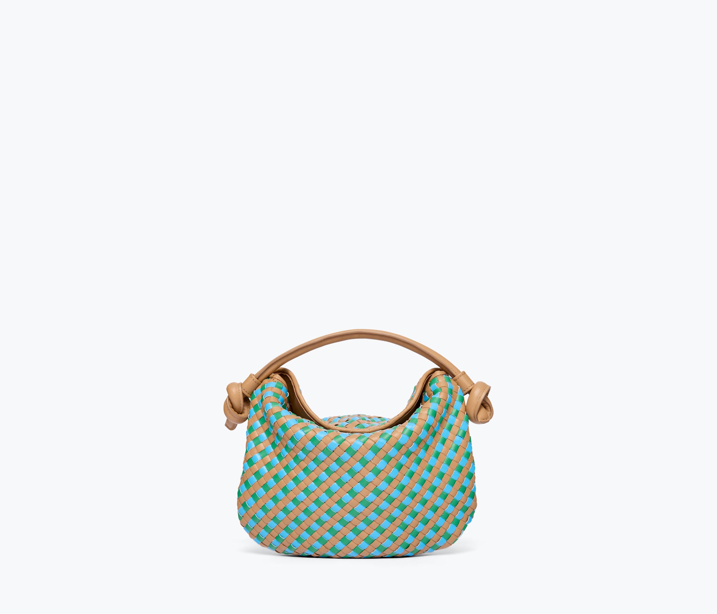 ELIS WOVEN LEATHER HANDBAG, [product-type] - FREDA SALVADOR Power Shoes for Power Women