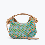 ELIS WOVEN LEATHER HANDBAG, [product-type] - FREDA SALVADOR Power Shoes for Power Women