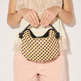ELIS WOVEN LEATHER HANDBAG