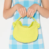 ELIS WOVEN LEATHER HANDBAG, [product-type] - FREDA SALVADOR Power Shoes for Power Women