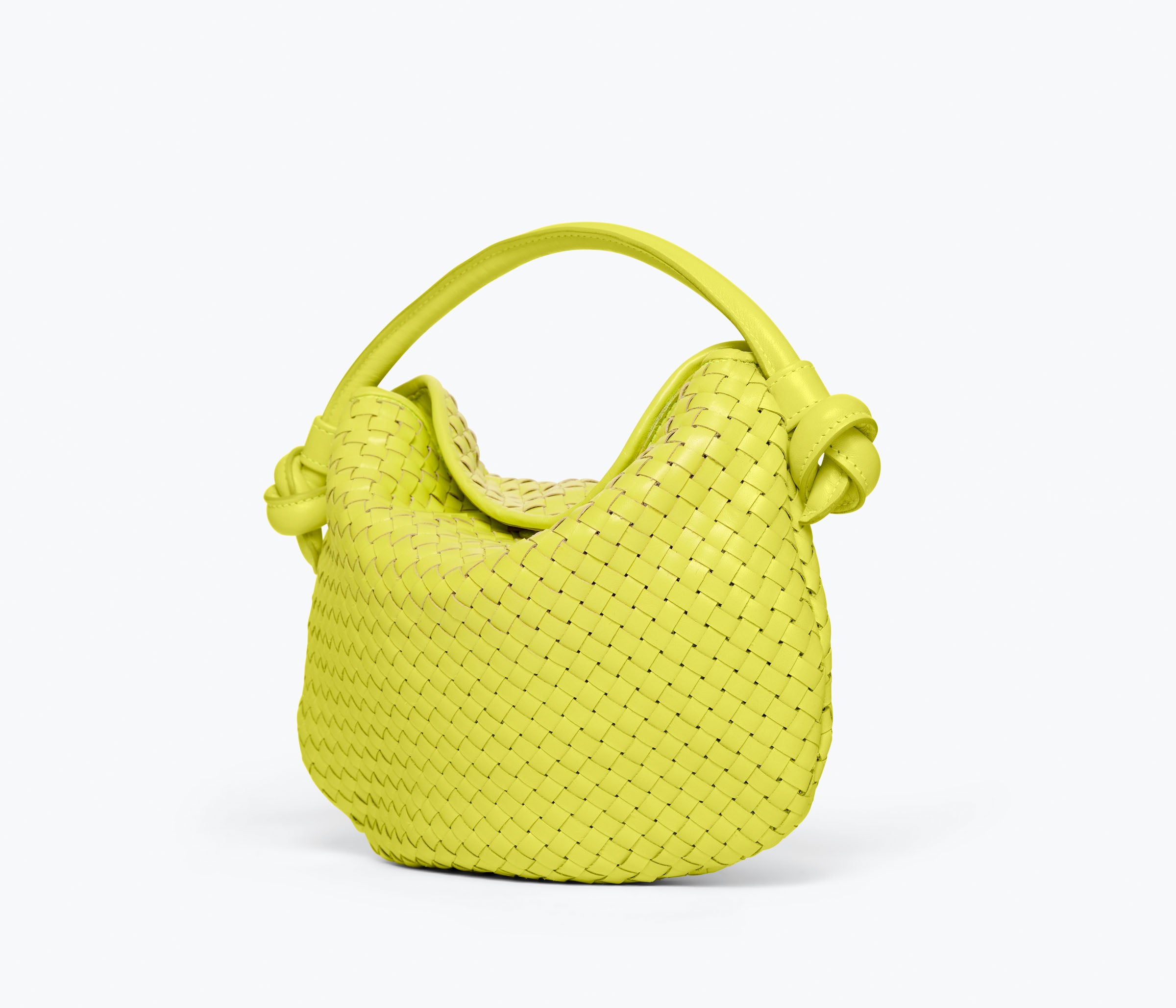 ELIS WOVEN LEATHER HANDBAG, [product-type] - FREDA SALVADOR Power Shoes for Power Women