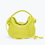 ELIS WOVEN LEATHER HANDBAG, [product-type] - FREDA SALVADOR Power Shoes for Power Women