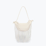 ERIKA CRESCENT FRINGE BAG, [product-type] - FREDA SALVADOR Power Shoes for Power Women