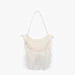 ERIKA CRESCENT FRINGE BAG, [product-type] - FREDA SALVADOR Power Shoes for Power Women