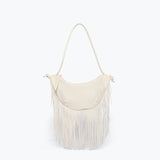 ERIKA CRESCENT FRINGE BAG, [product-type] - FREDA SALVADOR Power Shoes for Power Women