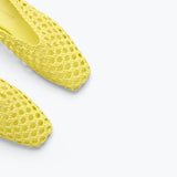 ETTA WOVEN ANKLE LACE-UP FLAT