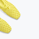 ETTA WOVEN ANKLE LACE-UP FLAT