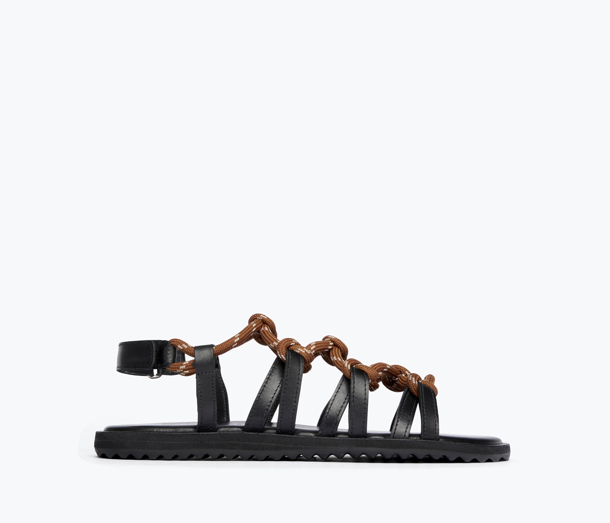 FAE - Chocolate Rope Combo, [product-type] - FREDA SALVADOR Power Shoes for Power Women