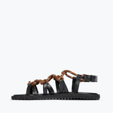 FAE - Chocolate Rope Combo, [product-type] - FREDA SALVADOR Power Shoes for Power Women