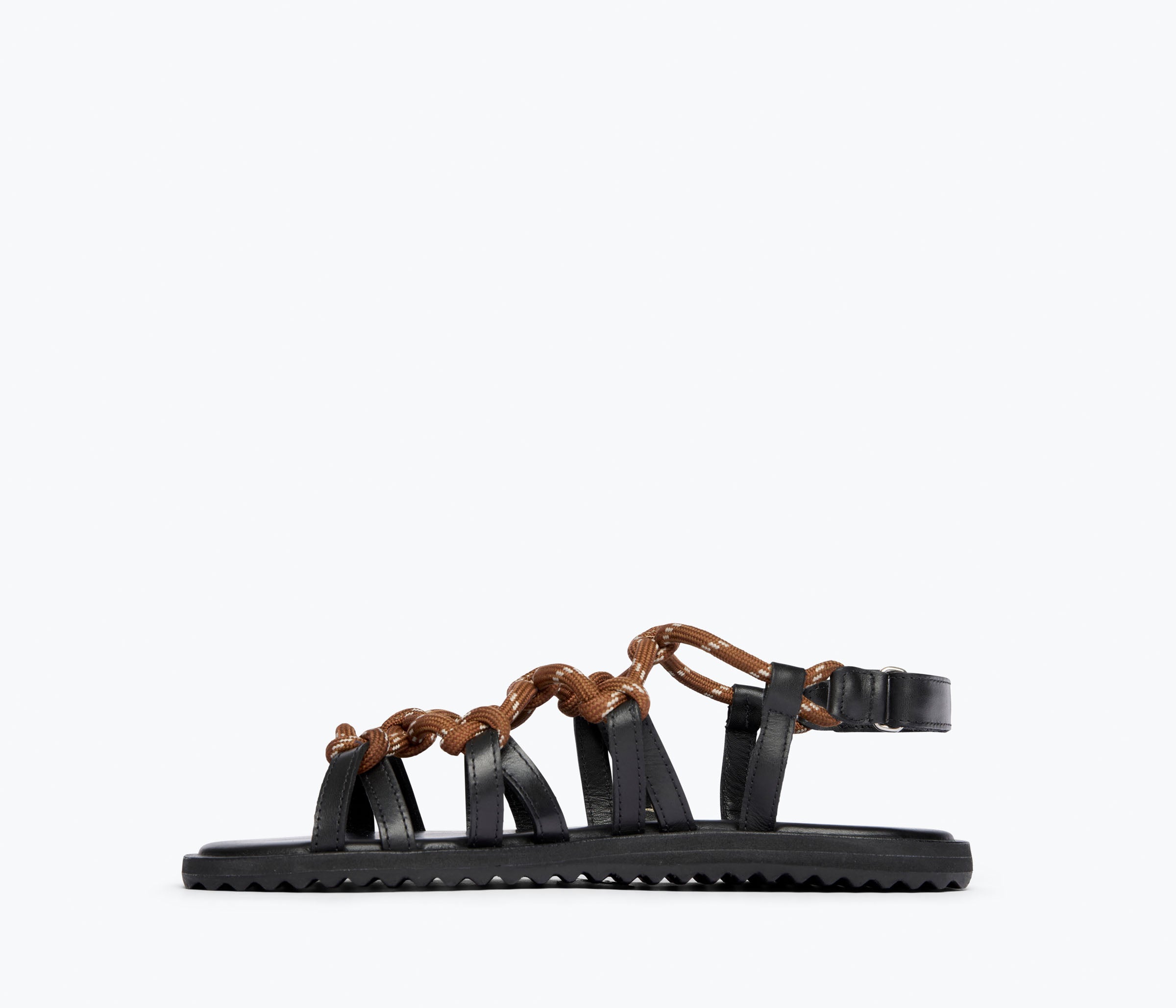 FAE - Chocolate Rope Combo, [product-type] - FREDA SALVADOR Power Shoes for Power Women