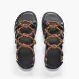 FAE - Chocolate Rope Combo, [product-type] - FREDA SALVADOR Power Shoes for Power Women