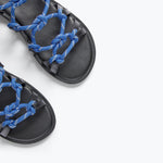 FAE - Cobalt Rope Combo, [product-type] - FREDA SALVADOR Power Shoes for Power Women