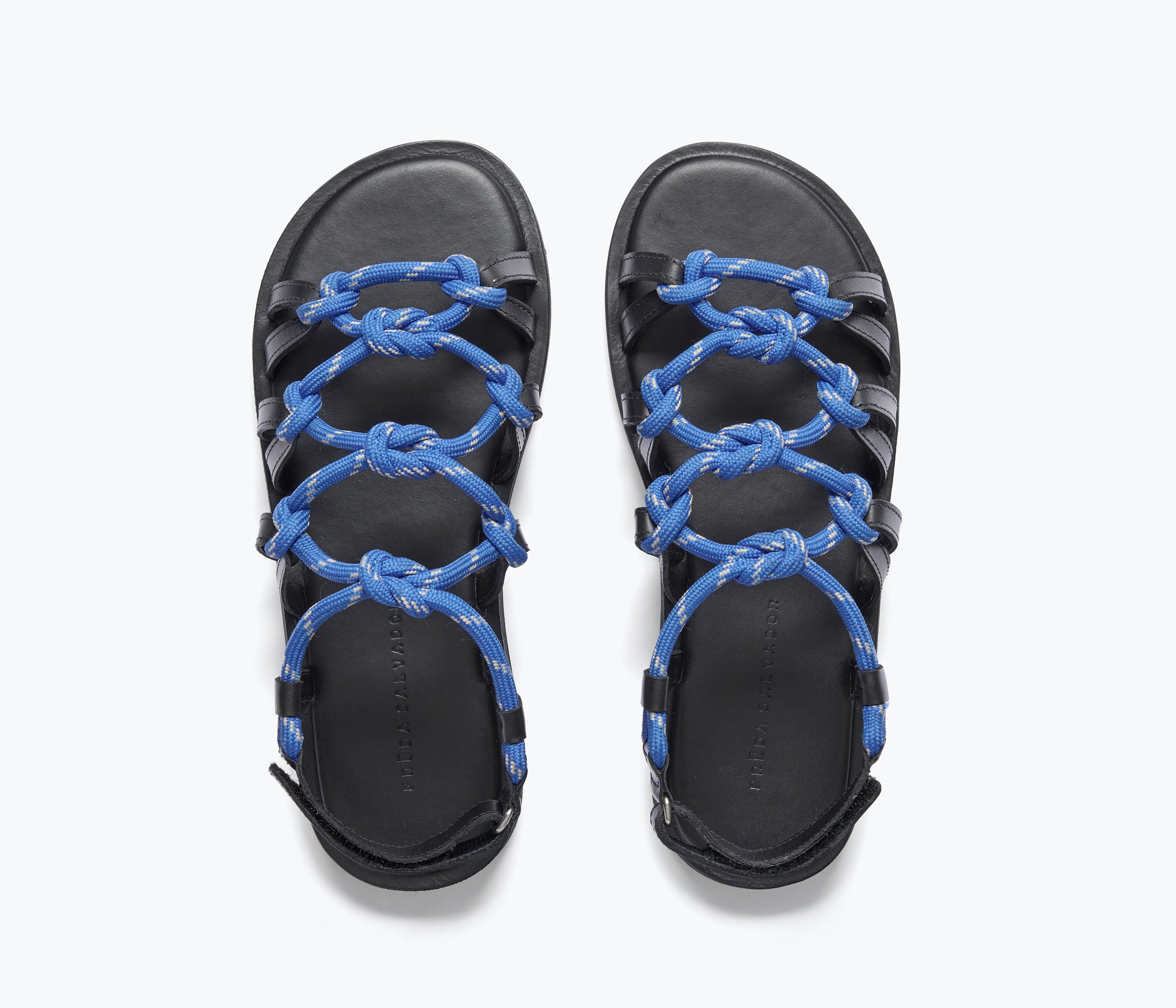 FAE - Cobalt Rope Combo, [product-type] - FREDA SALVADOR Power Shoes for Power Women