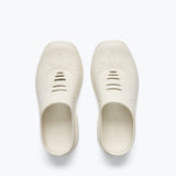 Freda Salvador FS X Westech Outrider slip-on mule with a sleek leather upper and minimalist design, shown from the top view.