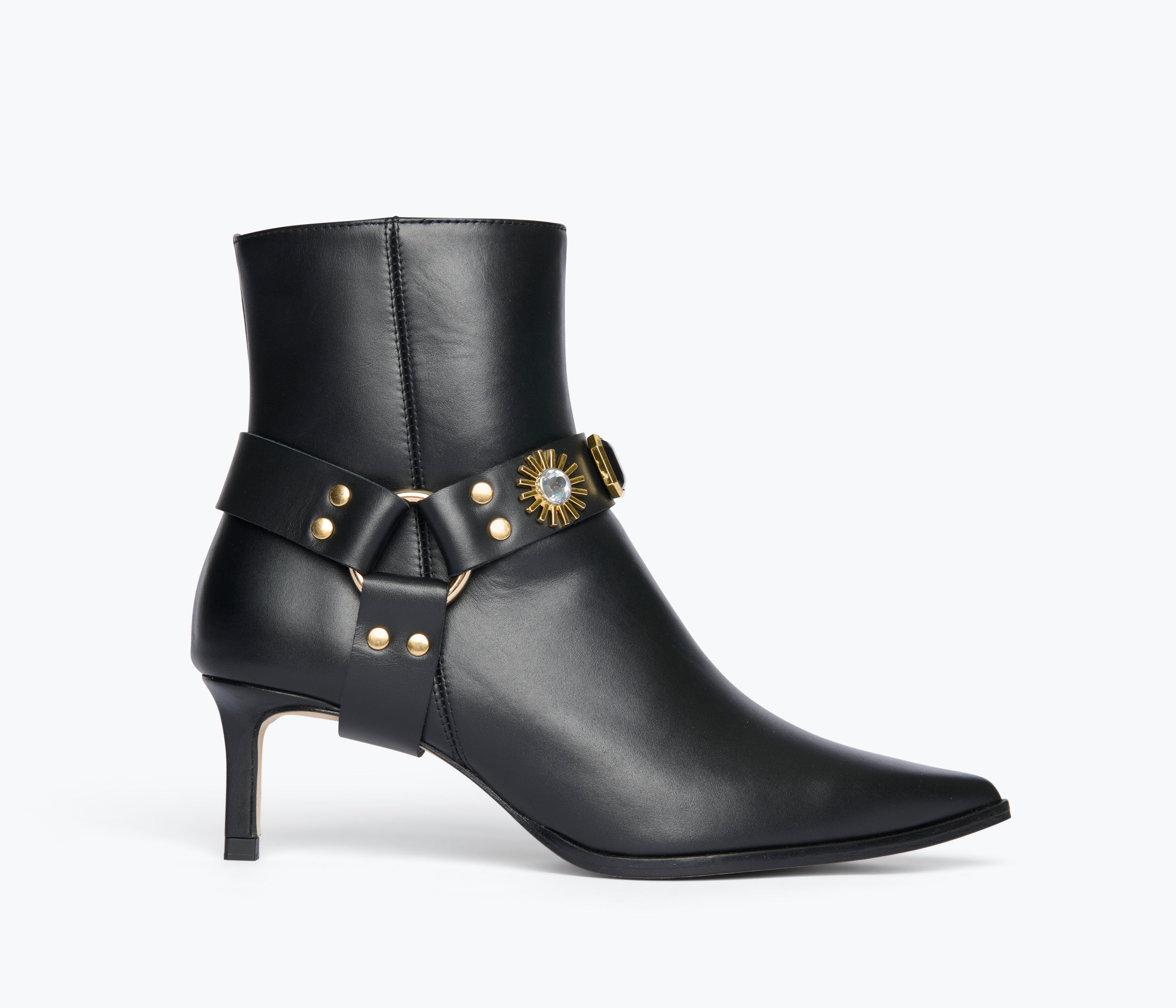 HADEN EMBELLISHED ANKLE BOOT, [product-type] - FREDA SALVADOR Power Shoes for Power Women