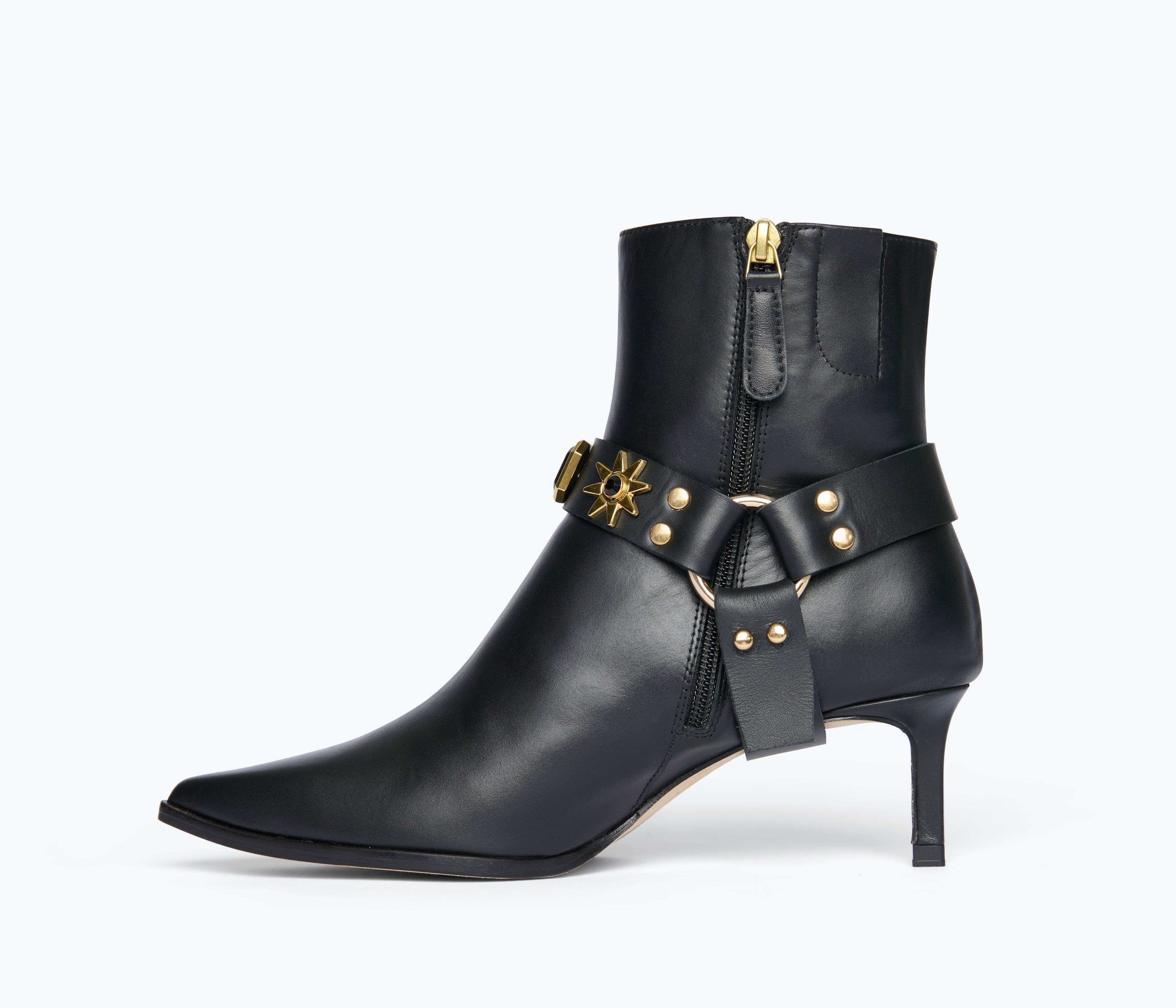 HADEN EMBELLISHED ANKLE BOOT, [product-type] - FREDA SALVADOR Power Shoes for Power Women