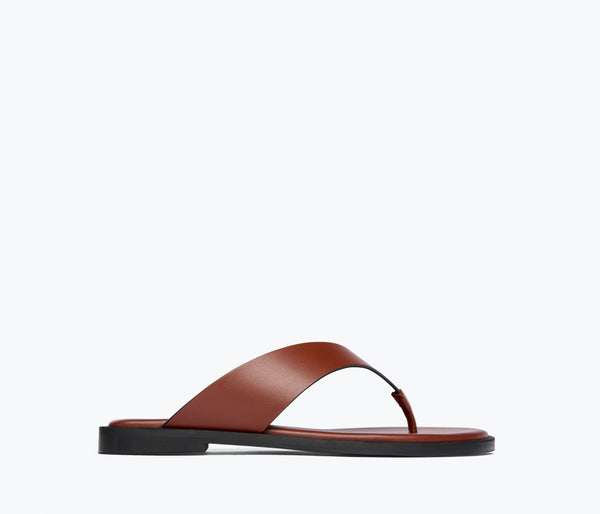 HALLE LEATHER THONG SANDAL – FREDA SALVADOR