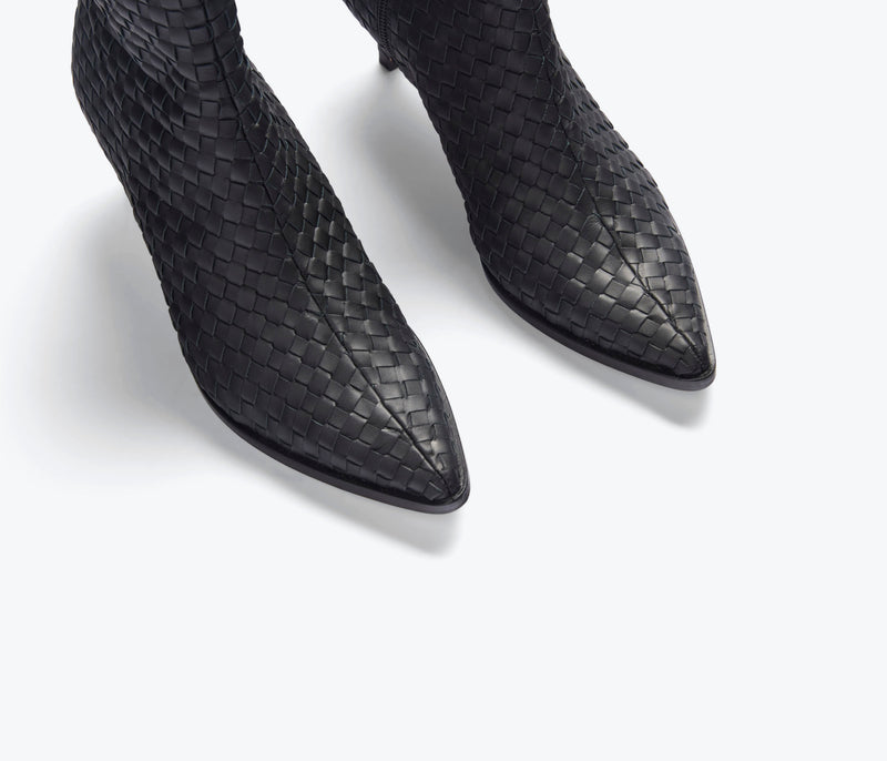 HEIDI WOVEN ANKLE BOOT