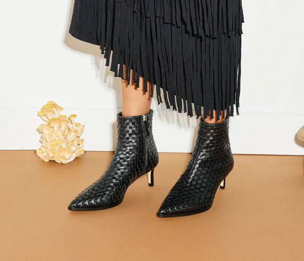 HEIDI WOVEN ANKLE BOOT