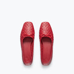 JADA SQUARE TOE BALLET FLAT, [product-type] - FREDA SALVADOR Power Shoes for Power Women