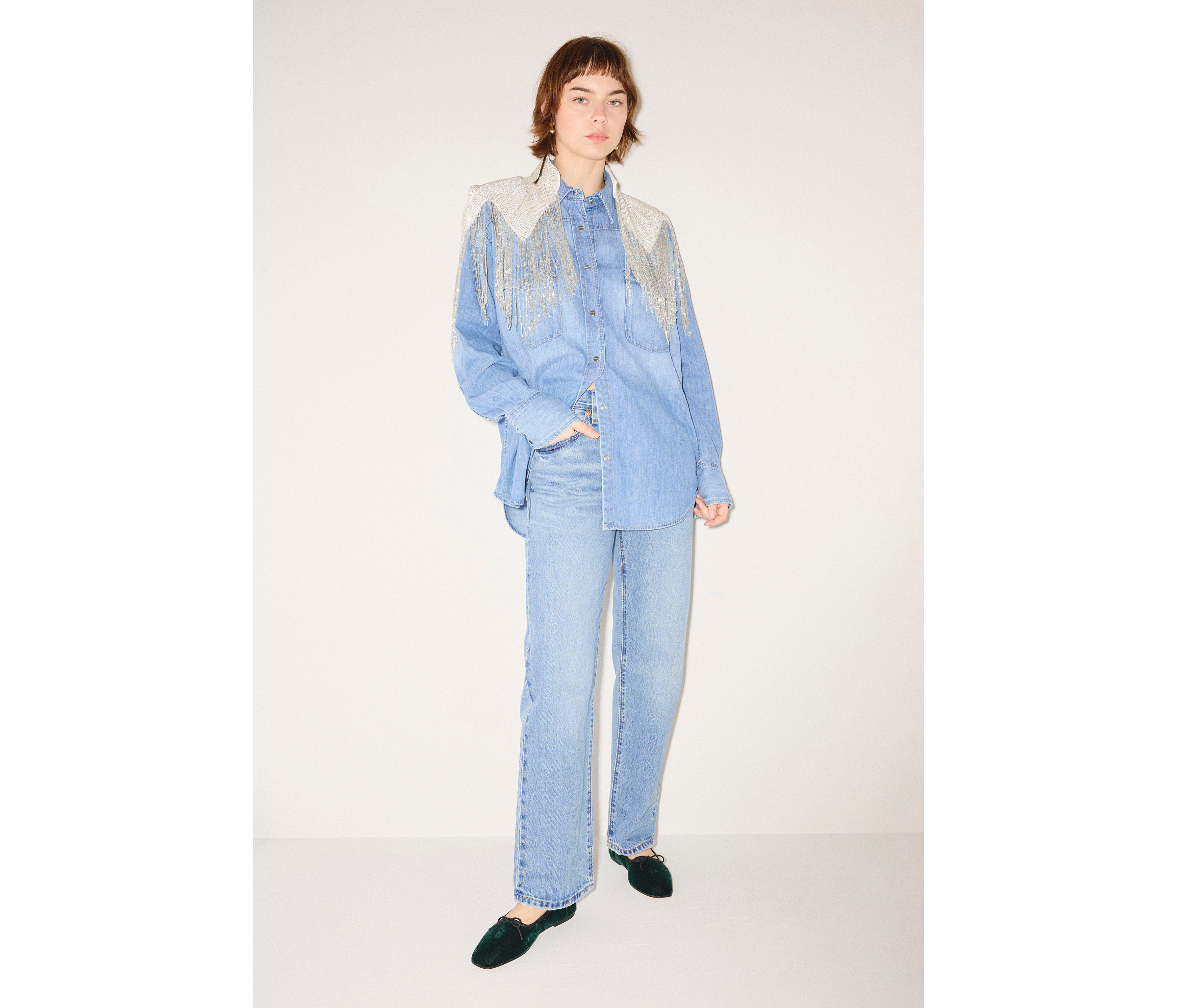 JADA SQUARE TOE BALLET FLAT, [product-type] - FREDA SALVADOR Power Shoes for Power Women