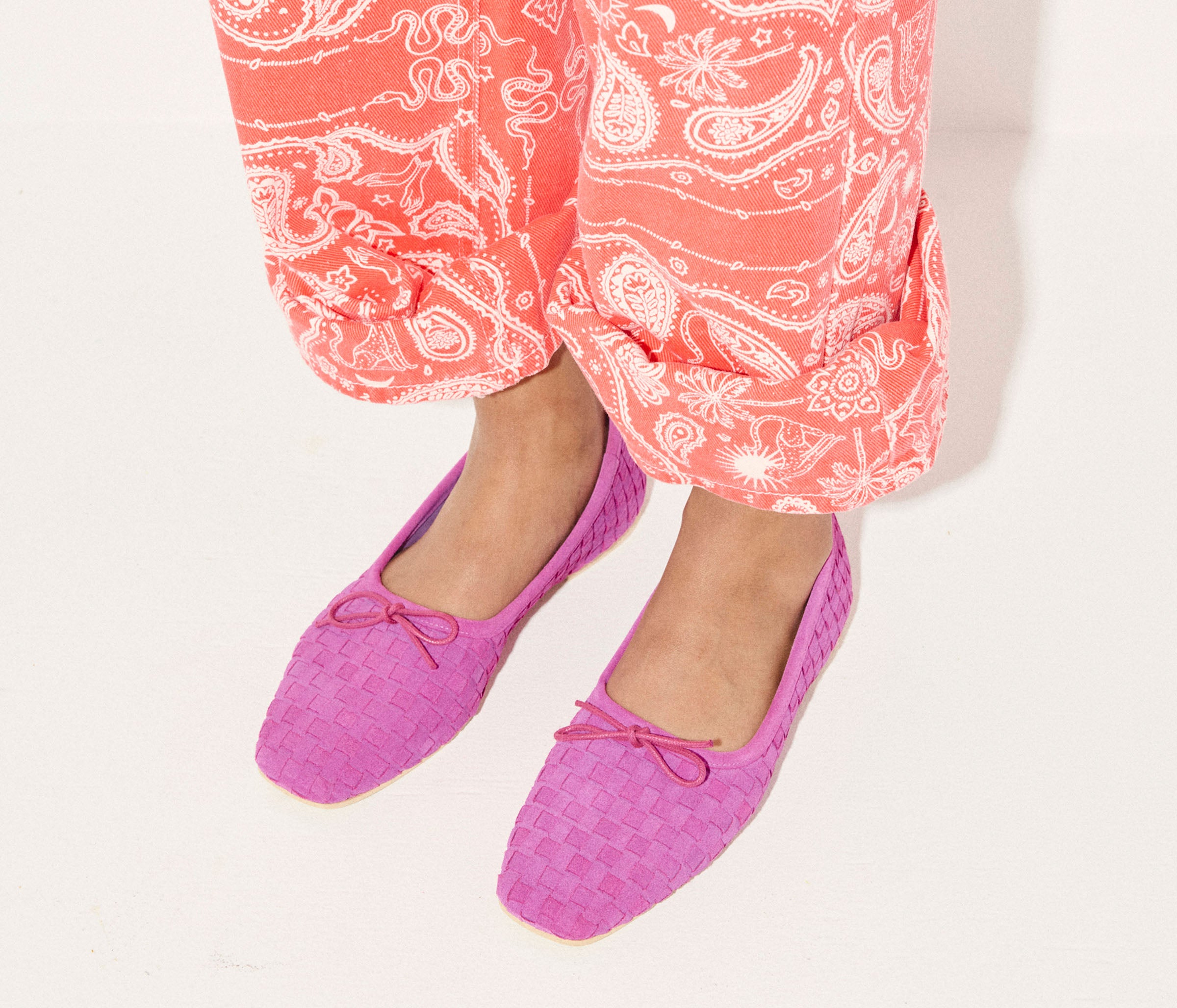 JADA SQUARE TOE BALLET FLAT, [product-type] - FREDA SALVADOR Power Shoes for Power Women