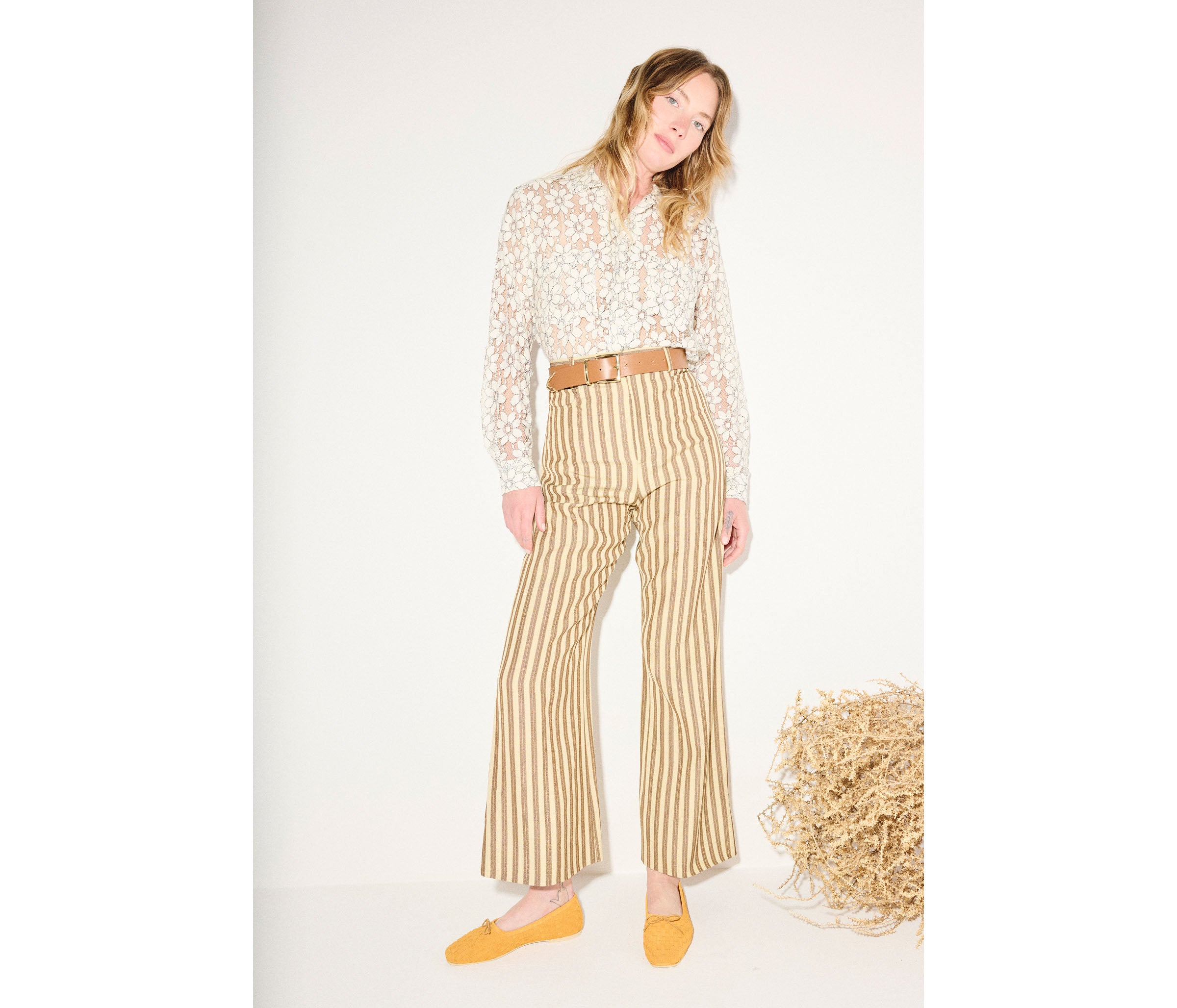 JADA SQUARE TOE BALLET FLAT, [product-type] - FREDA SALVADOR Power Shoes for Power Women