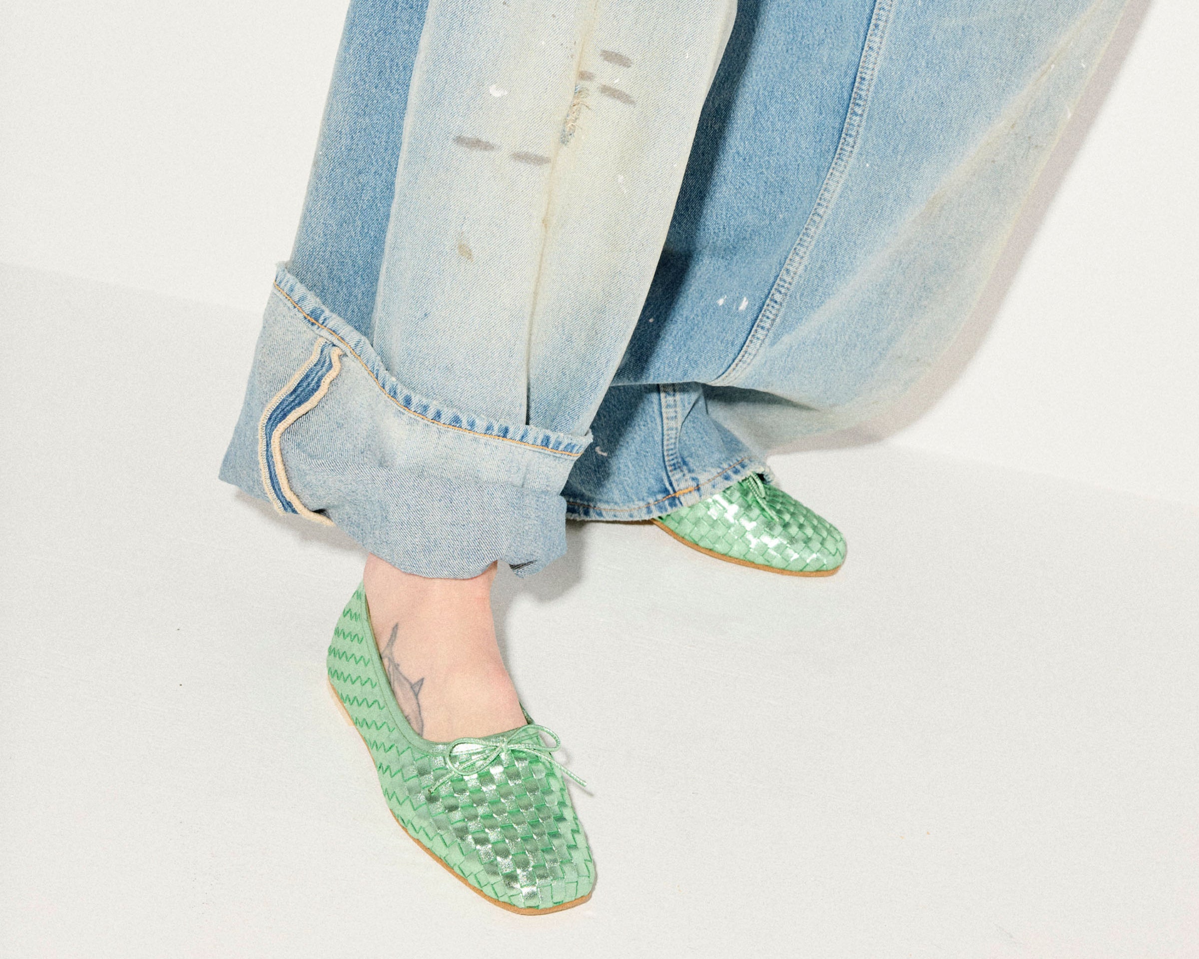 JADA SQUARE TOE BALLET FLAT, [product-type] - FREDA SALVADOR Power Shoes for Power Women