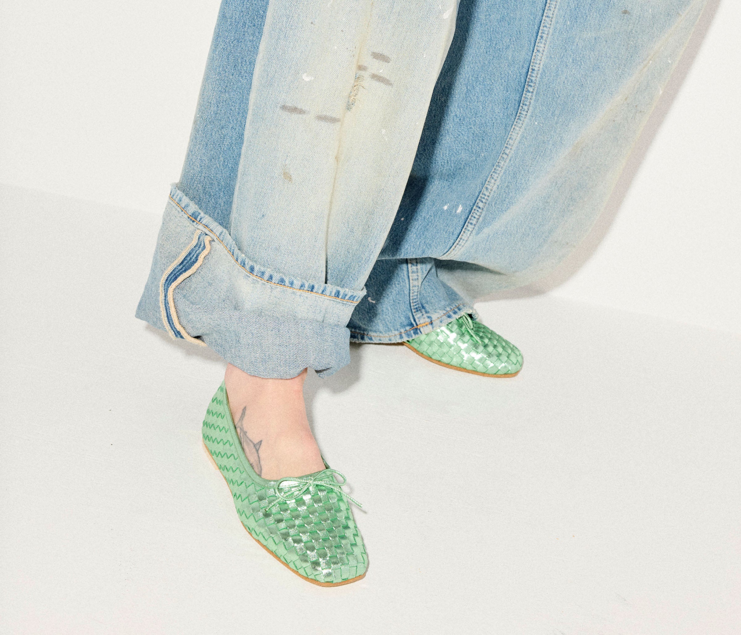 JADA SQUARE TOE BALLET FLAT, [product-type] - FREDA SALVADOR Power Shoes for Power Women