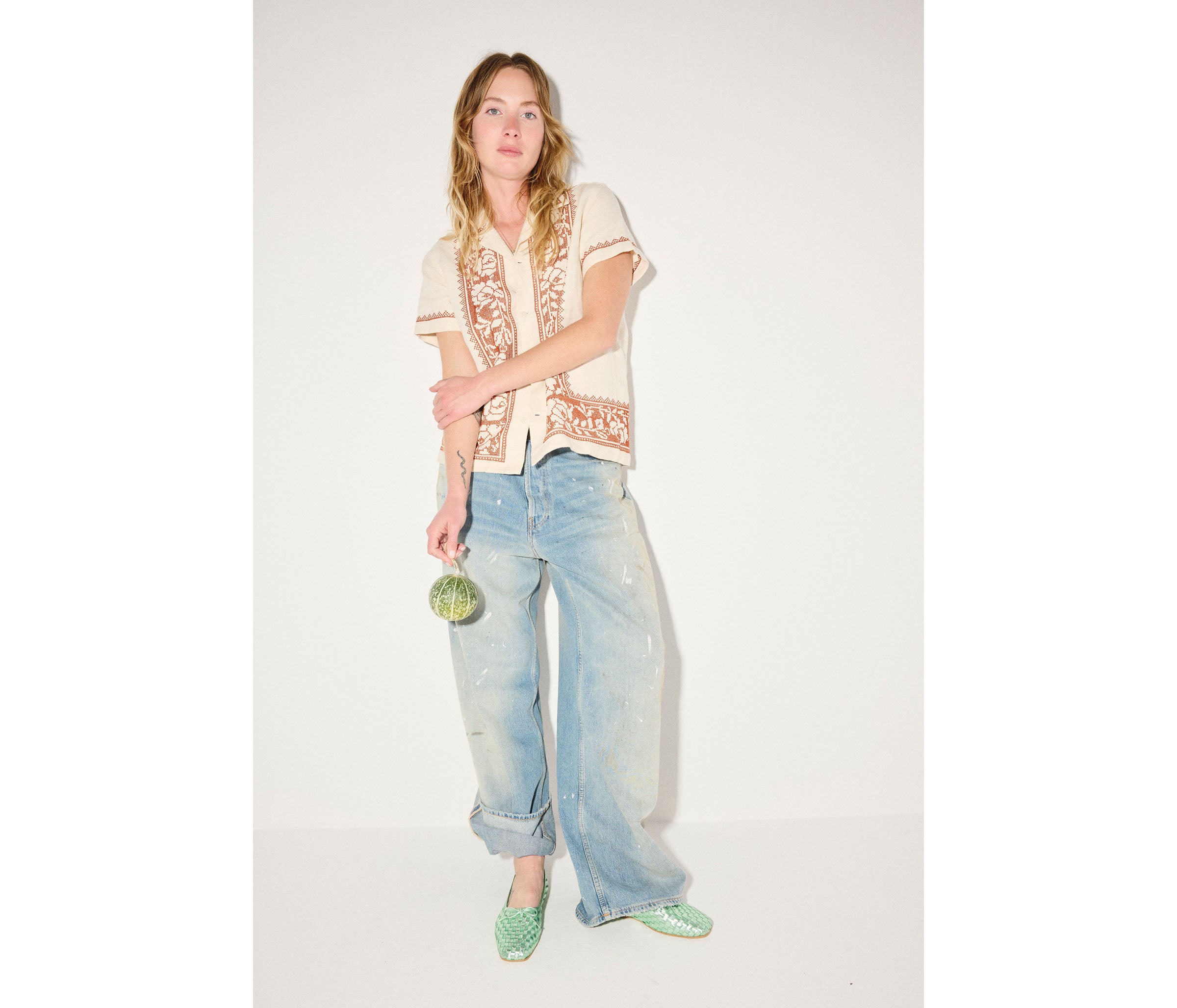 JADA SQUARE TOE BALLET FLAT, [product-type] - FREDA SALVADOR Power Shoes for Power Women