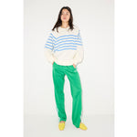 Freda Salvador JADA square toe ballet flat in neon woven fabric, stylish and comfortable flat shoe with a woven design.