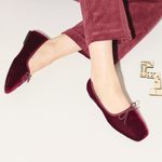 JADA SQUARE TOE BALLET FLAT, [product-type] - FREDA SALVADOR Power Shoes for Power Women