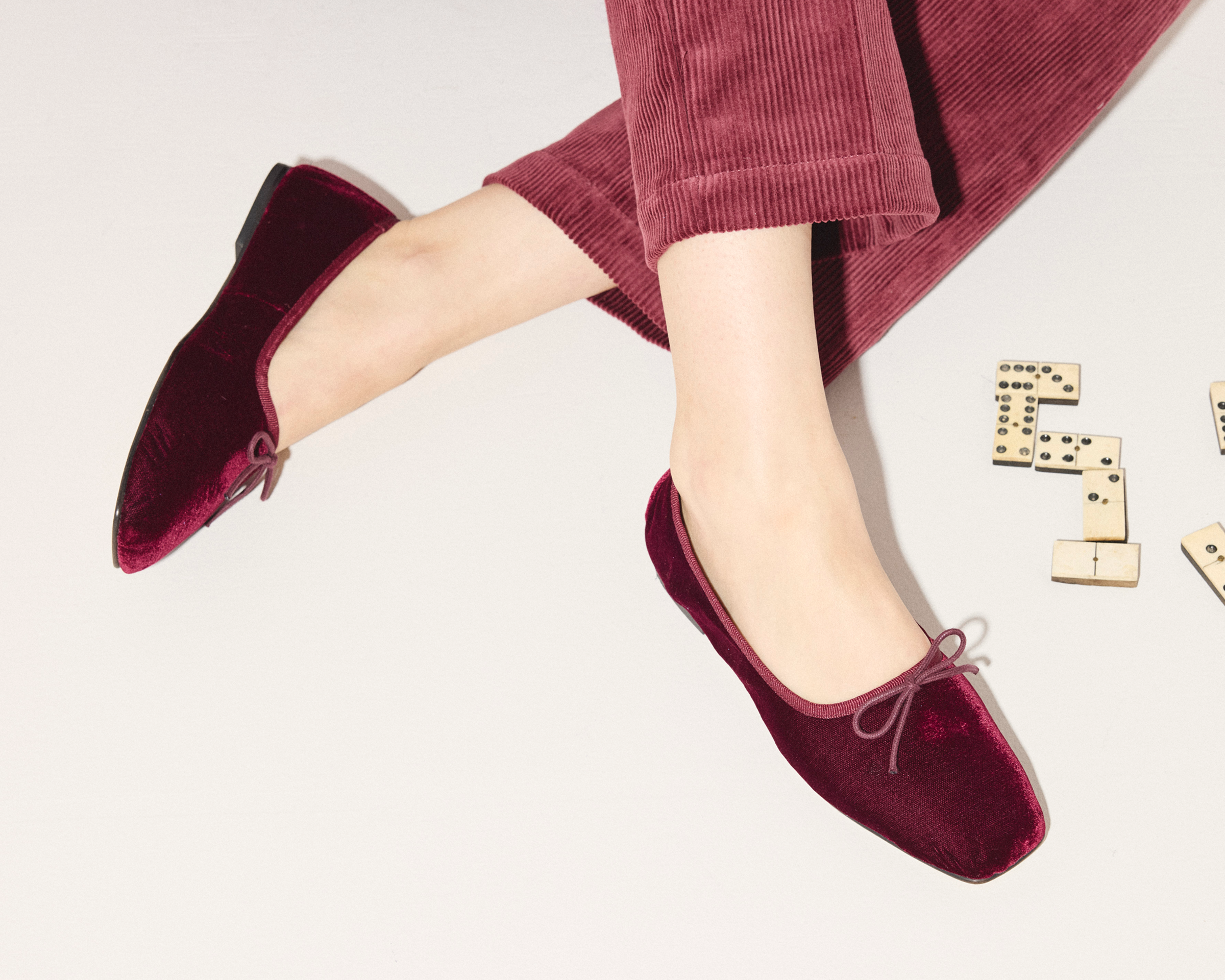 JADA SQUARE TOE BALLET FLAT, [product-type] - FREDA SALVADOR Power Shoes for Power Women