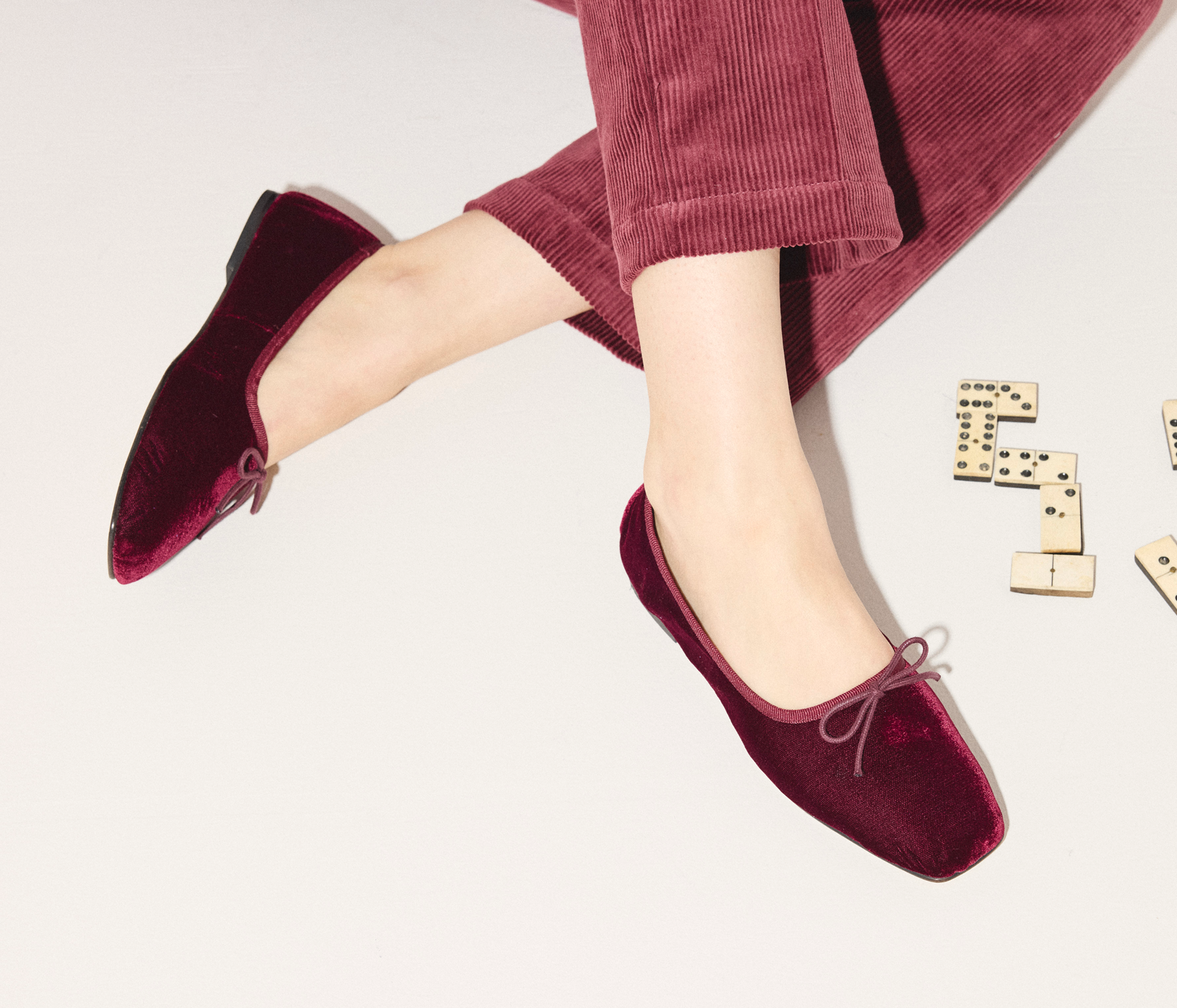 JADA SQUARE TOE BALLET FLAT, [product-type] - FREDA SALVADOR Power Shoes for Power Women