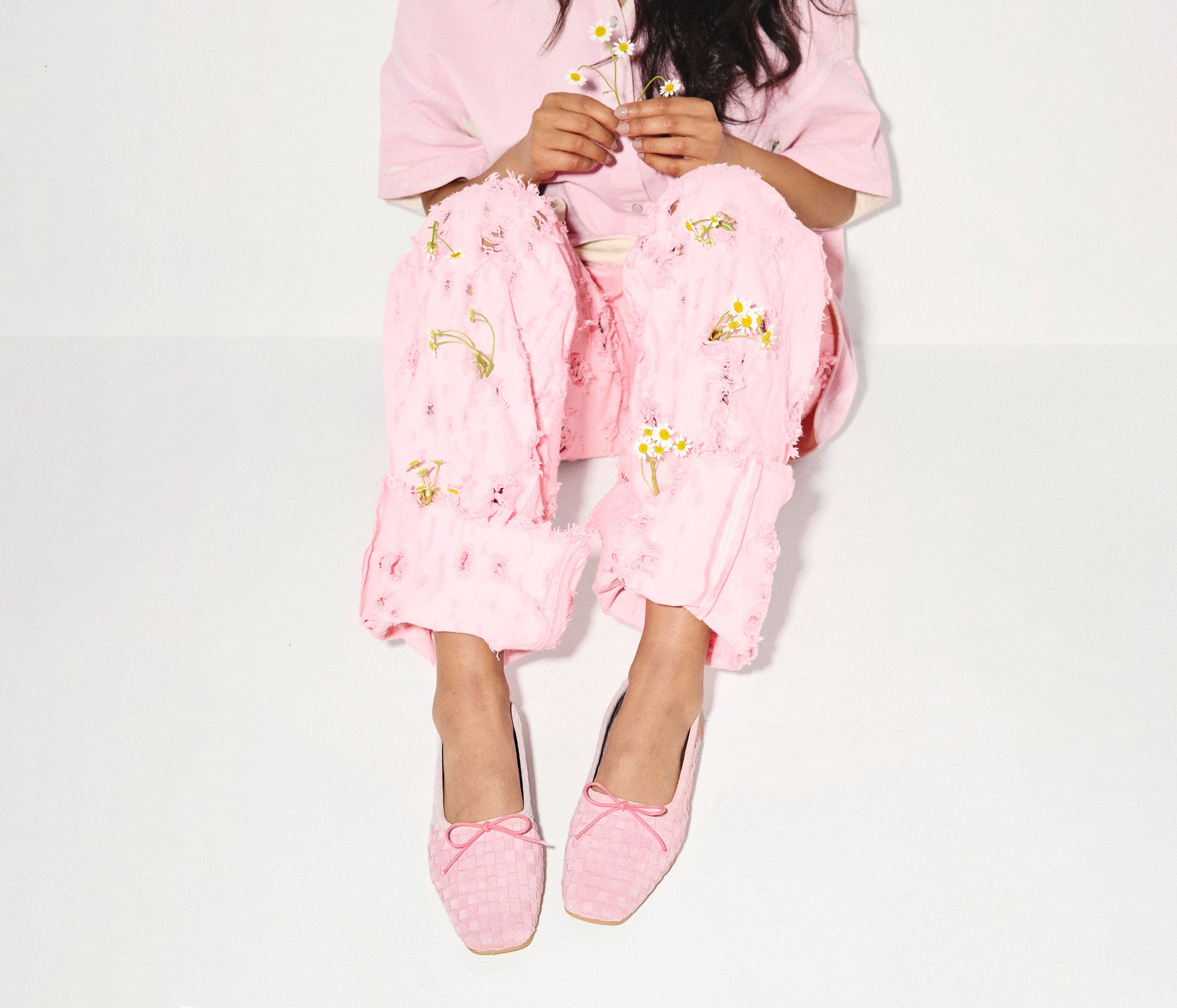 JADA SQUARE TOE BALLET FLAT, [product-type] - FREDA SALVADOR Power Shoes for Power Women