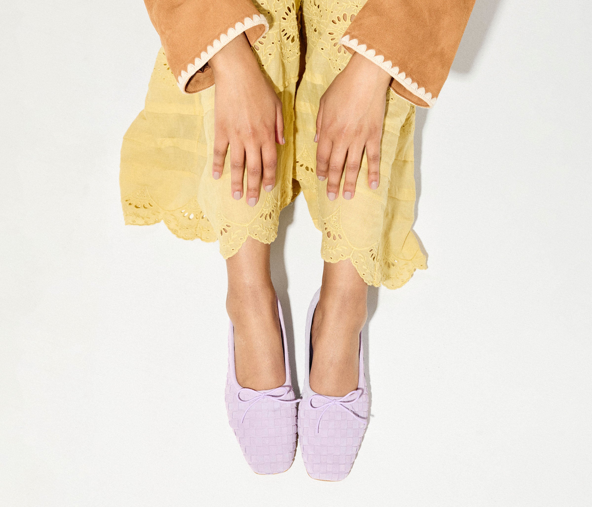 JADA SQUARE TOE BALLET FLAT, [product-type] - FREDA SALVADOR Power Shoes for Power Women