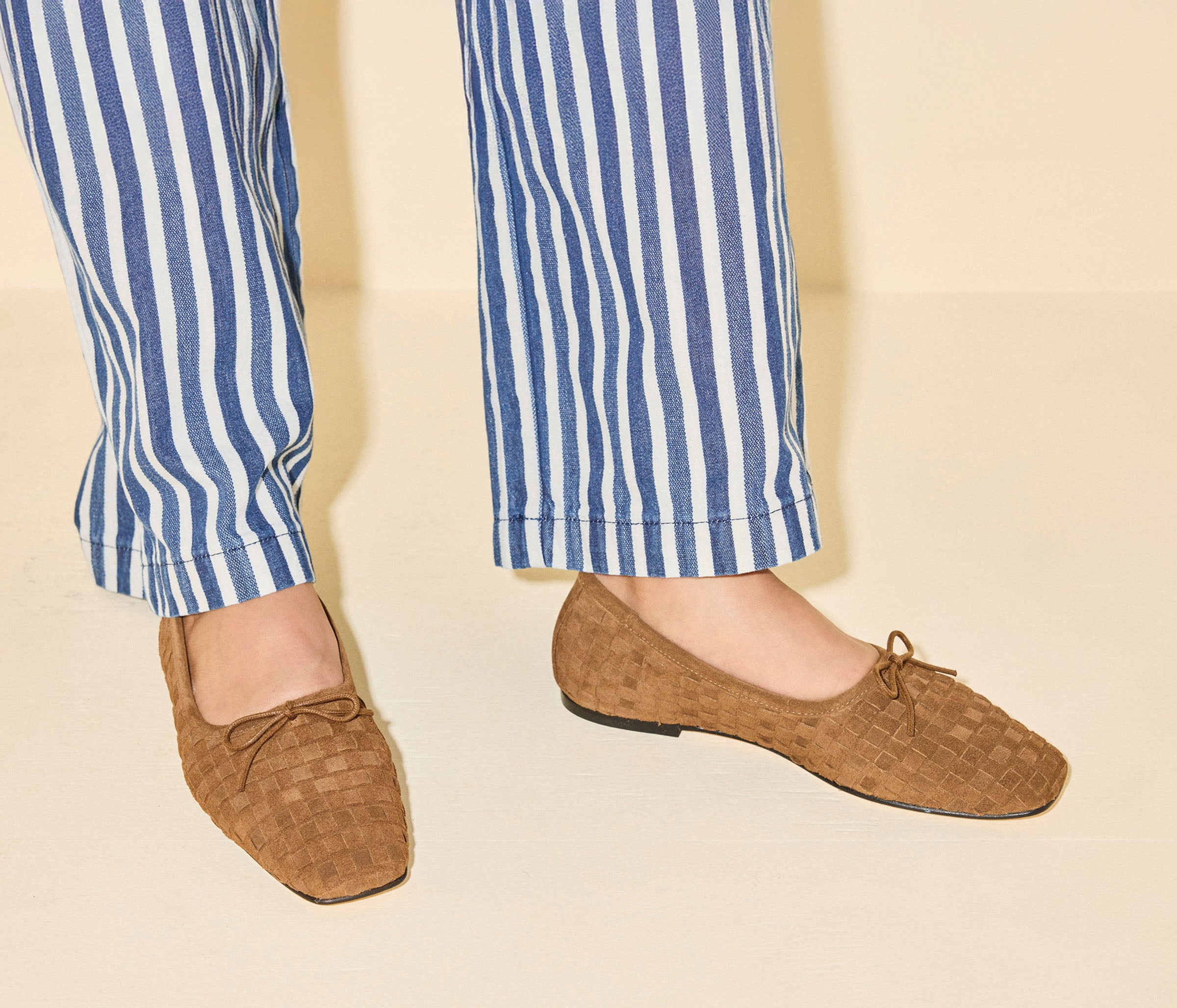 JADA SQUARE TOE BALLET FLAT, [product-type] - FREDA SALVADOR Power Shoes for Power Women