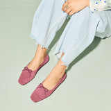 JADA SQUARE TOE BALLET FLAT, [product-type] - FREDA SALVADOR Power Shoes for Power Women