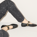 JASMINE EMBELLISHED MARY JANE FLAT, [product-type] - FREDA SALVADOR Power Shoes for Power Women