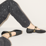 JASMINE EMBELLISHED MARY JANE FLAT, [product-type] - FREDA SALVADOR Power Shoes for Power Women