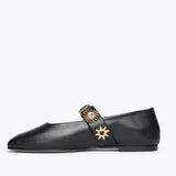 JASMINE EMBELLISHED MARY JANE FLAT, [product-type] - FREDA SALVADOR Power Shoes for Power Women