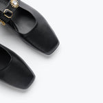JASMINE EMBELLISHED MARY JANE FLAT, [product-type] - FREDA SALVADOR Power Shoes for Power Women