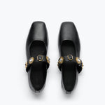 JASMINE EMBELLISHED MARY JANE FLAT, [product-type] - FREDA SALVADOR Power Shoes for Power Women