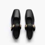 JASMINE EMBELLISHED MARY JANE FLAT, [product-type] - FREDA SALVADOR Power Shoes for Power Women