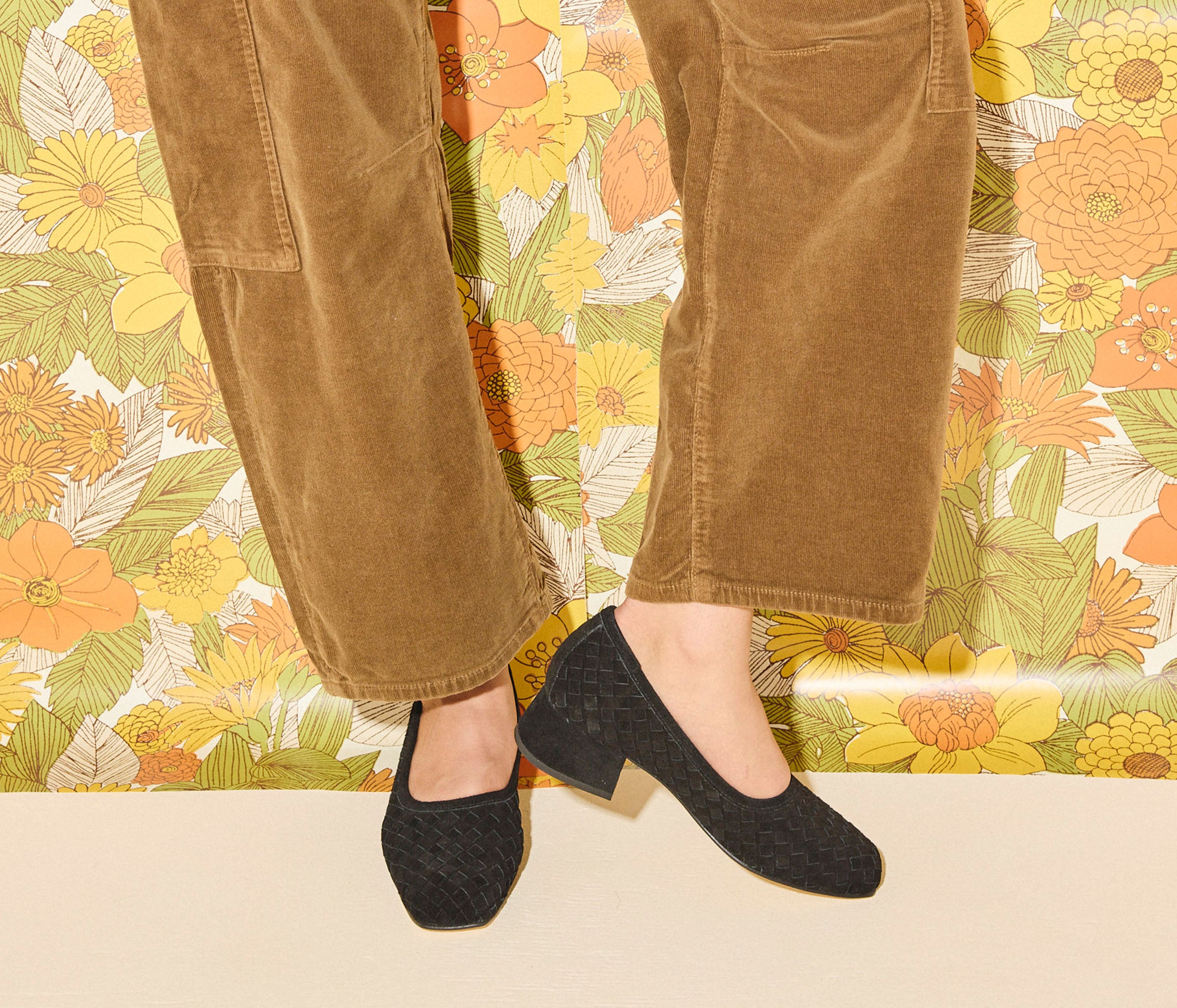 JAYLA WOVEN BALLET HEEL, [product-type] - FREDA SALVADOR Power Shoes for Power Women