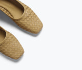 JAYLA - Latte Closed Woven Calf, [product-type] - FREDA SALVADOR Power Shoes for Power Women
