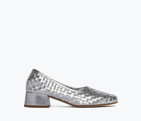 JAYLA WOVEN BALLET HEEL