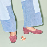 JAYLA WOVEN BALLET HEEL, [product-type] - FREDA SALVADOR Power Shoes for Power Women