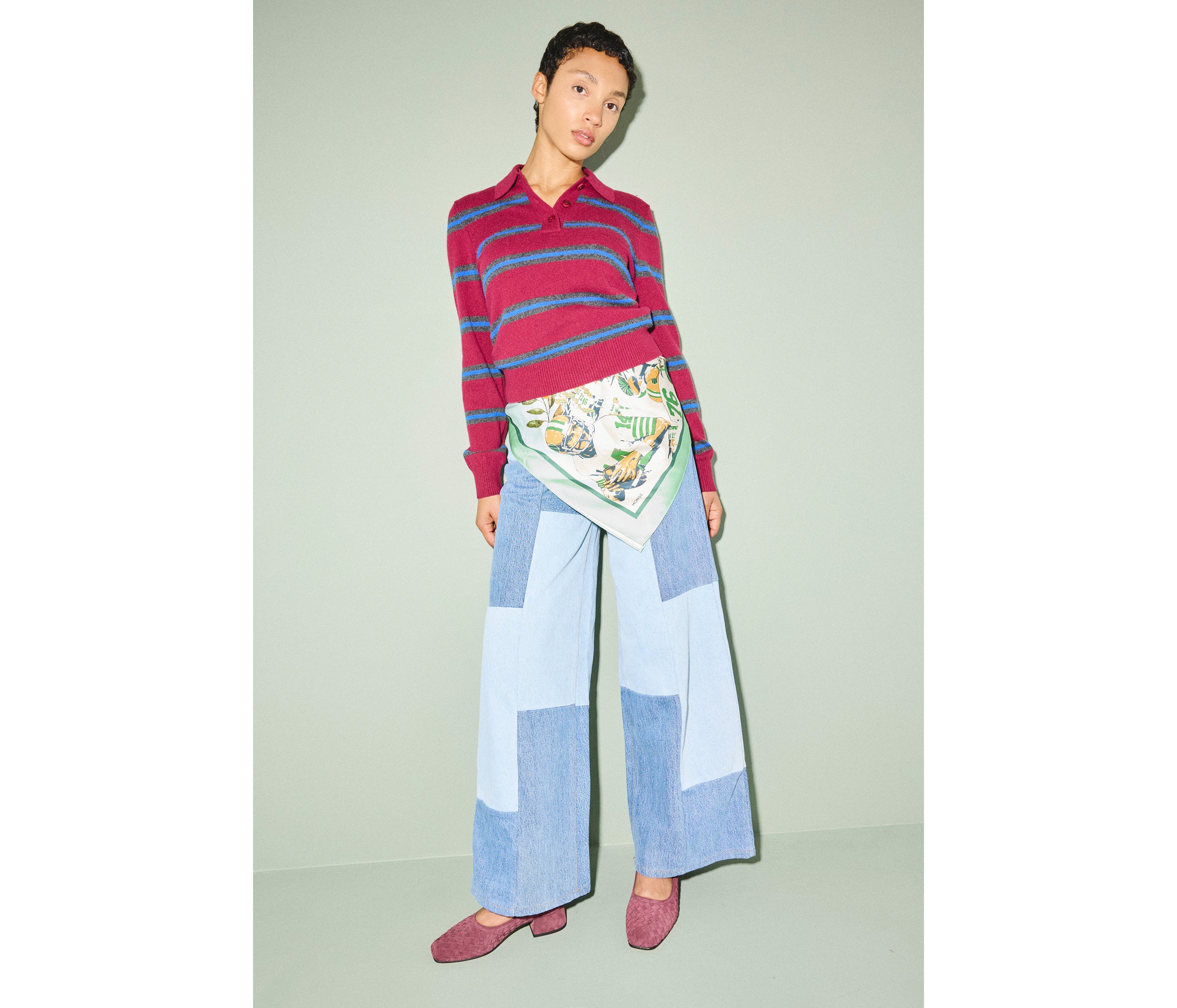 JAYLA WOVEN BALLET HEEL, [product-type] - FREDA SALVADOR Power Shoes for Power Women