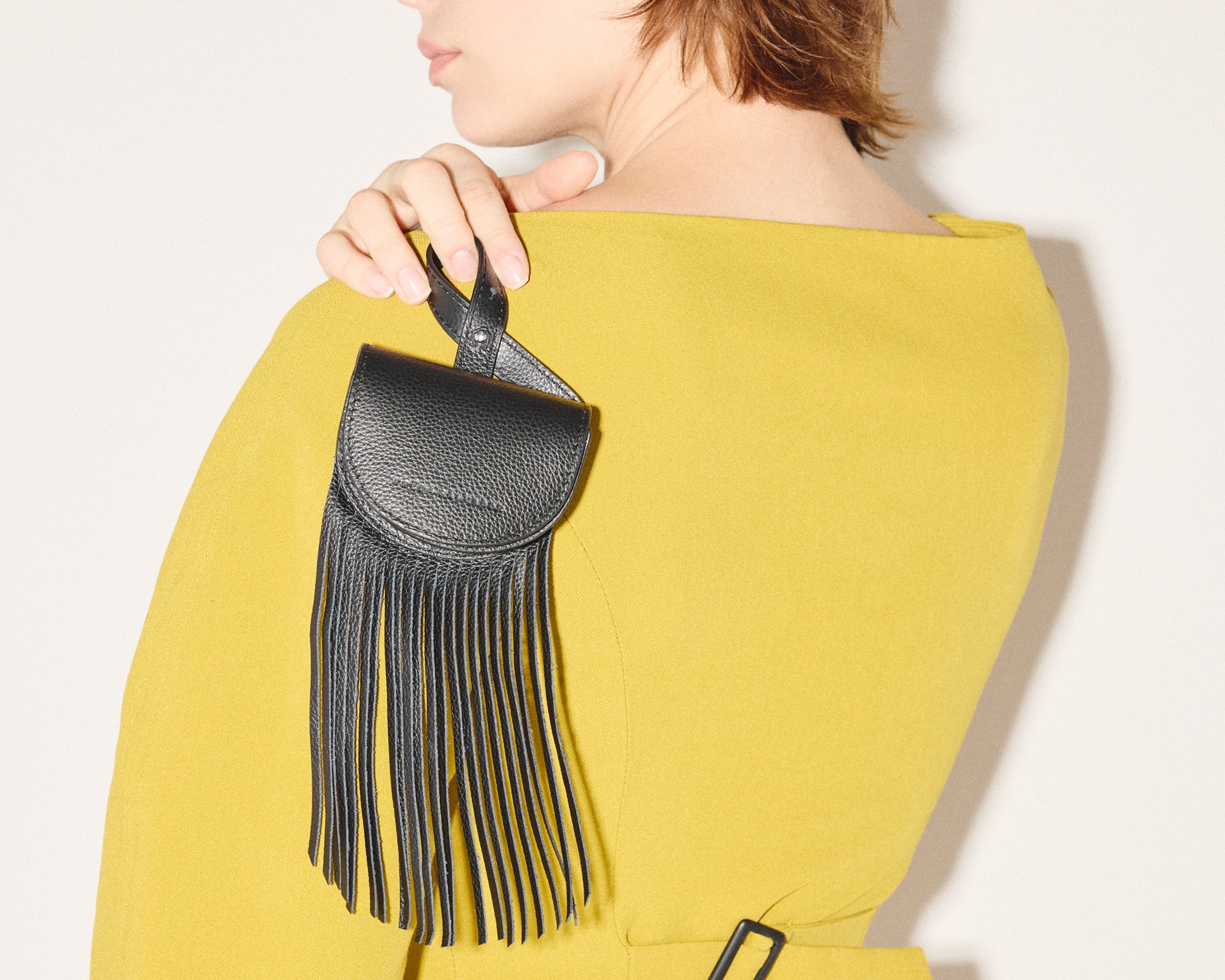 JONI FRINGE BAG CHARM, [product-type] - FREDA SALVADOR Power Shoes for Power Women